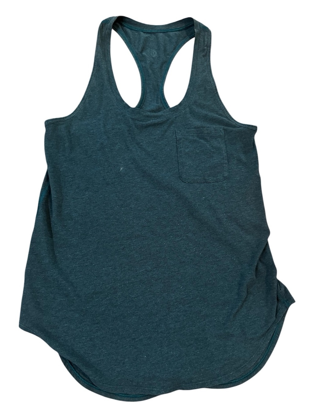 lululemon athletica Deep Teal Racerback Pocket Tank